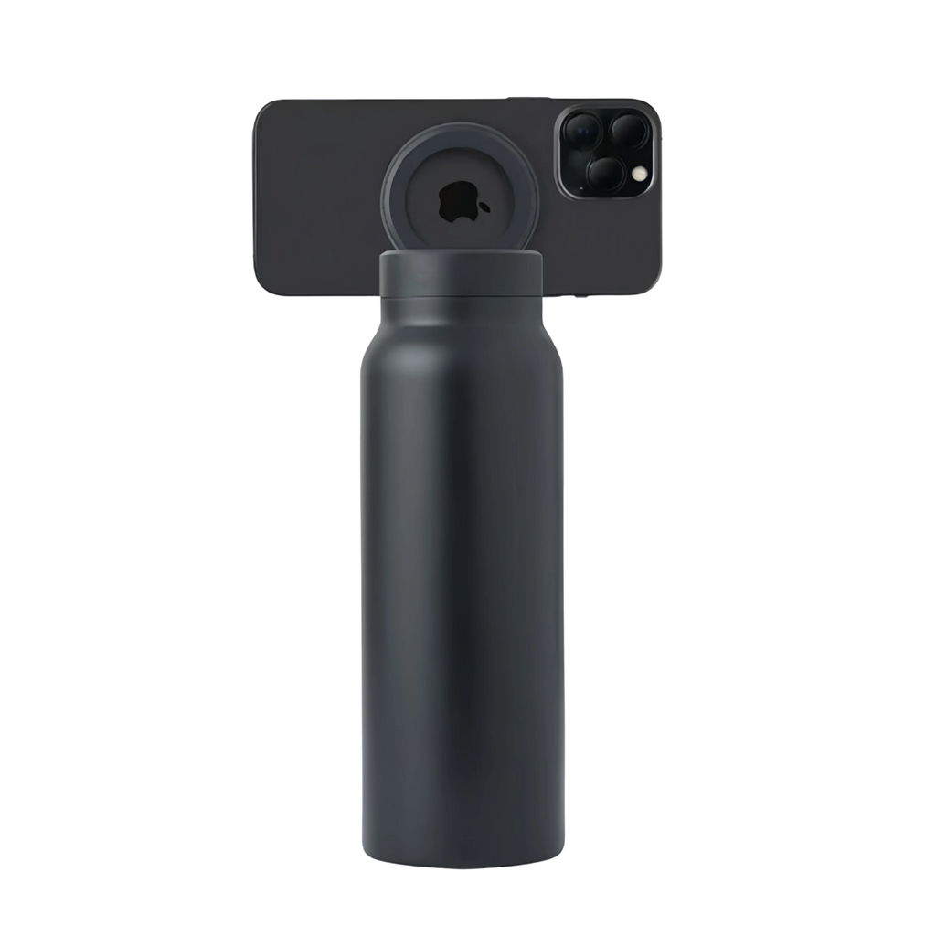 HYDRALL Water Bottle with Magnetic Phone Holder