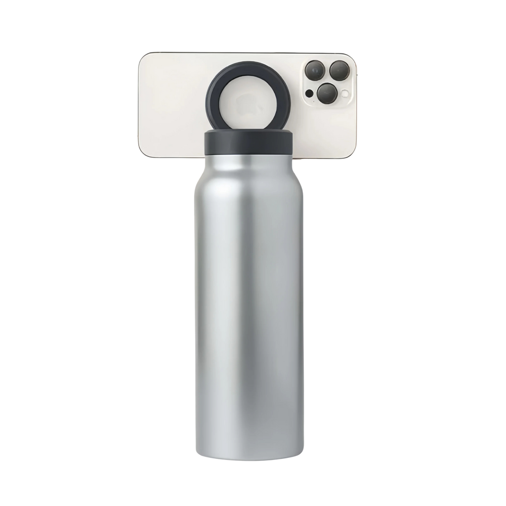 HYDRALL Water Bottle with Magnetic Phone Holder